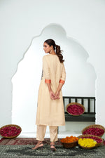 Thumbnail for BulBul Arwa Silk Black Kurta Set