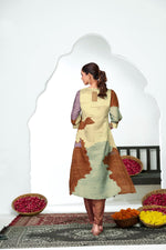 Thumbnail for BulBul Tanya Silk Purple Kurta Set