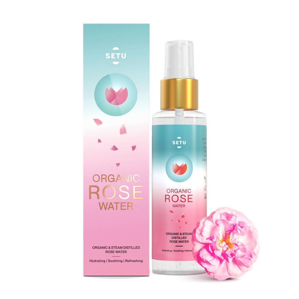 Setu Organic Rose Water Spray - Distacart