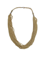 Thumbnail for Inhanns Bloom Handmade Beaded Only Necklace - 12 Layers - Cream Necklace - Distacart