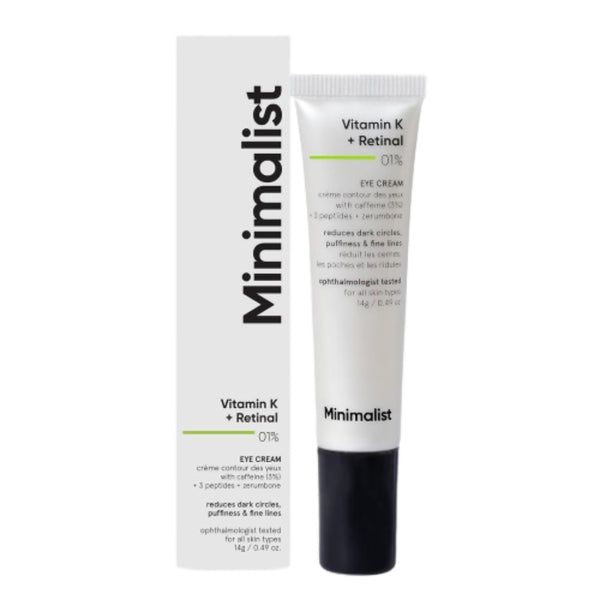Minimalist Vitamin K + Retinal 1% Eye Cream - Distacart