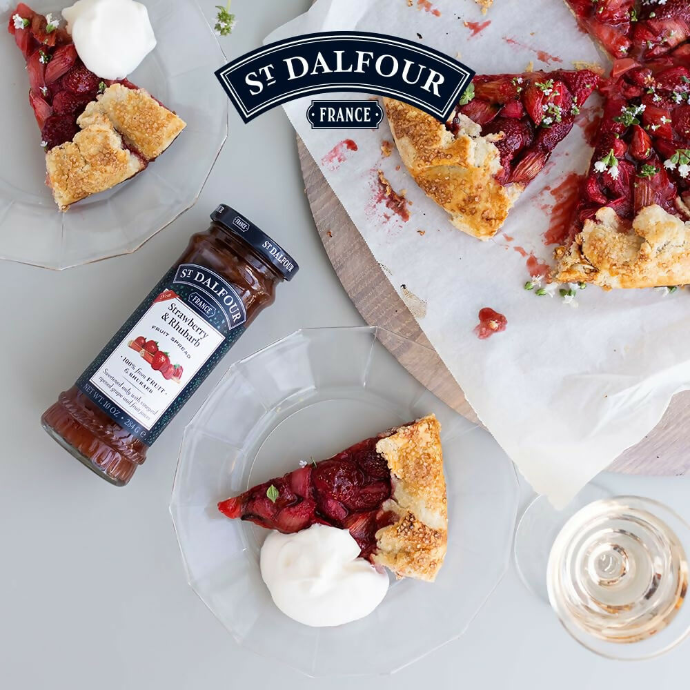 ST. DALFOUR Strawberry & Rhubarb Fruit Spread - Dista
