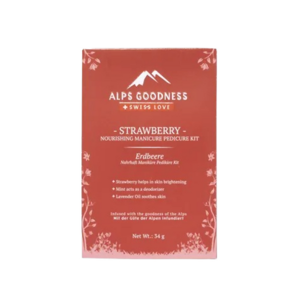 Alps Goodness Strawberry Nourishing Manicure Pedicure Kit - Distacart