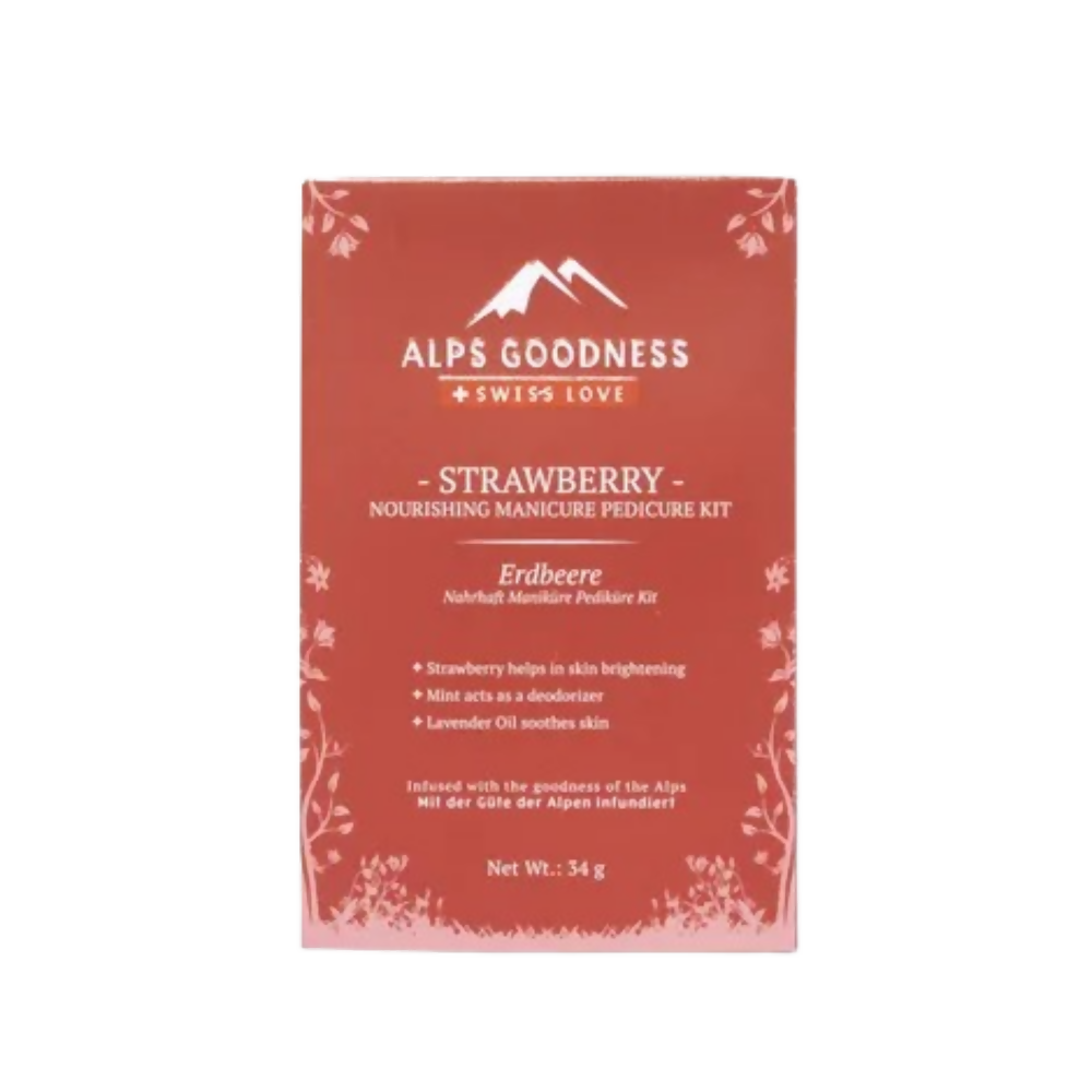 Alps Goodness Strawberry Nourishing Manicure Pedicure Kit - Distacart