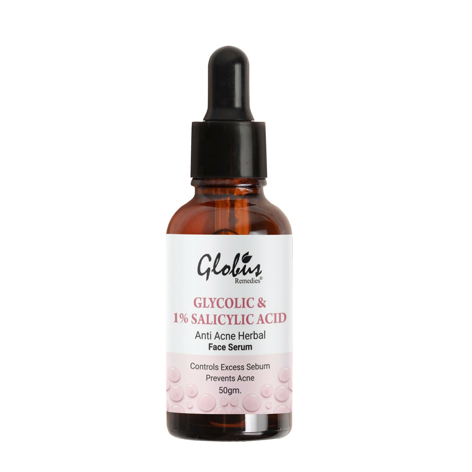 Globus Remedies Glycolic & 1% Salicylic Acid Anti Acne Face Serum