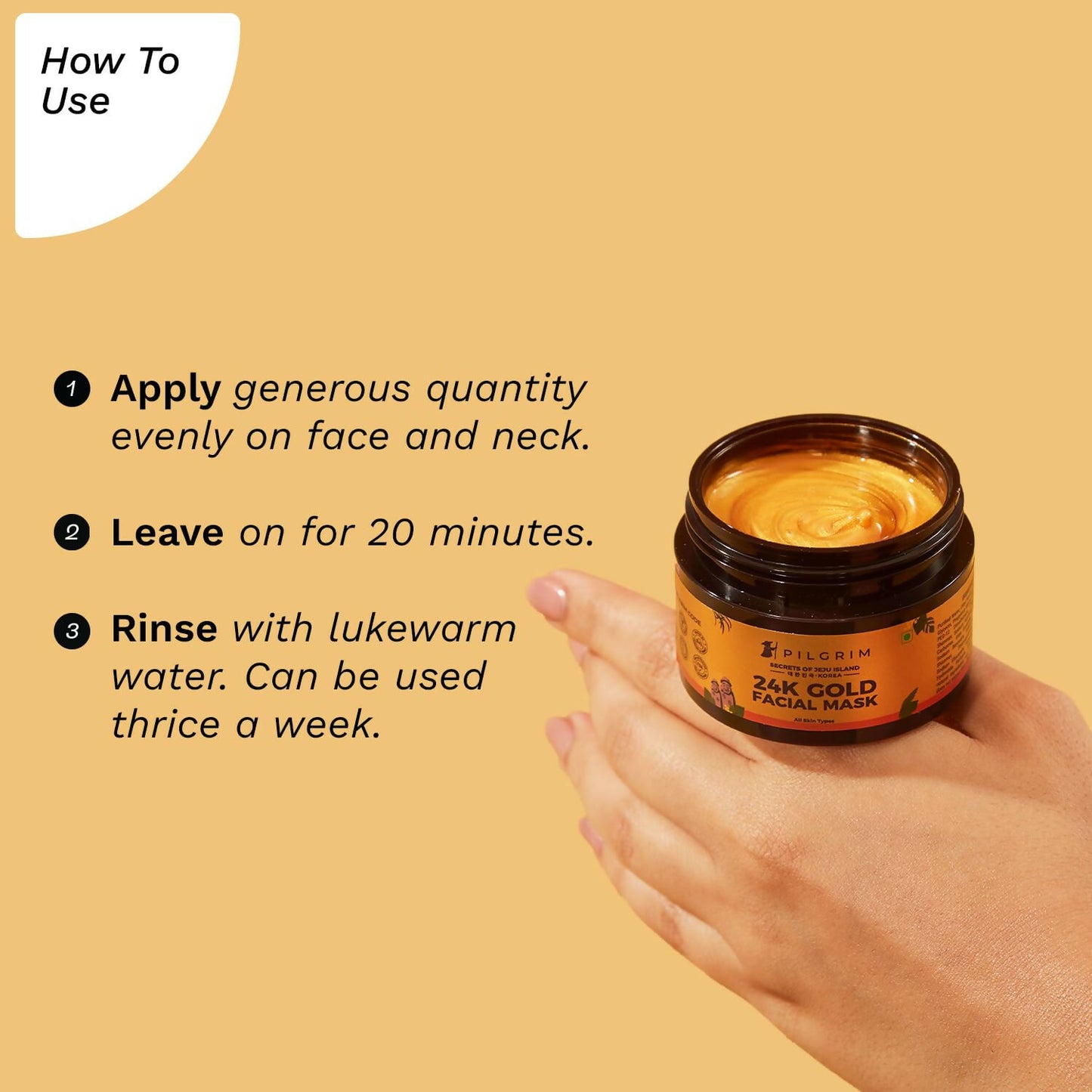Pilgrim 24k Gold Face Mask For Glowing Skin - Distacart