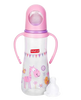 Babyhug Bubble Anti-Colic Sterilizable Feeding Bottle With Handles Pink - Distacart