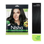 Thumbnail for Nisha Creme Hair Color for Women - Natural Black - Distacart