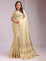 Thumbnail for Astita Organza Gold Saree
