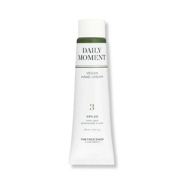 The Face Shop Non-Greasy Vegan Hand Cream - Noon Park With Hyaluronic Acid - Distacart
