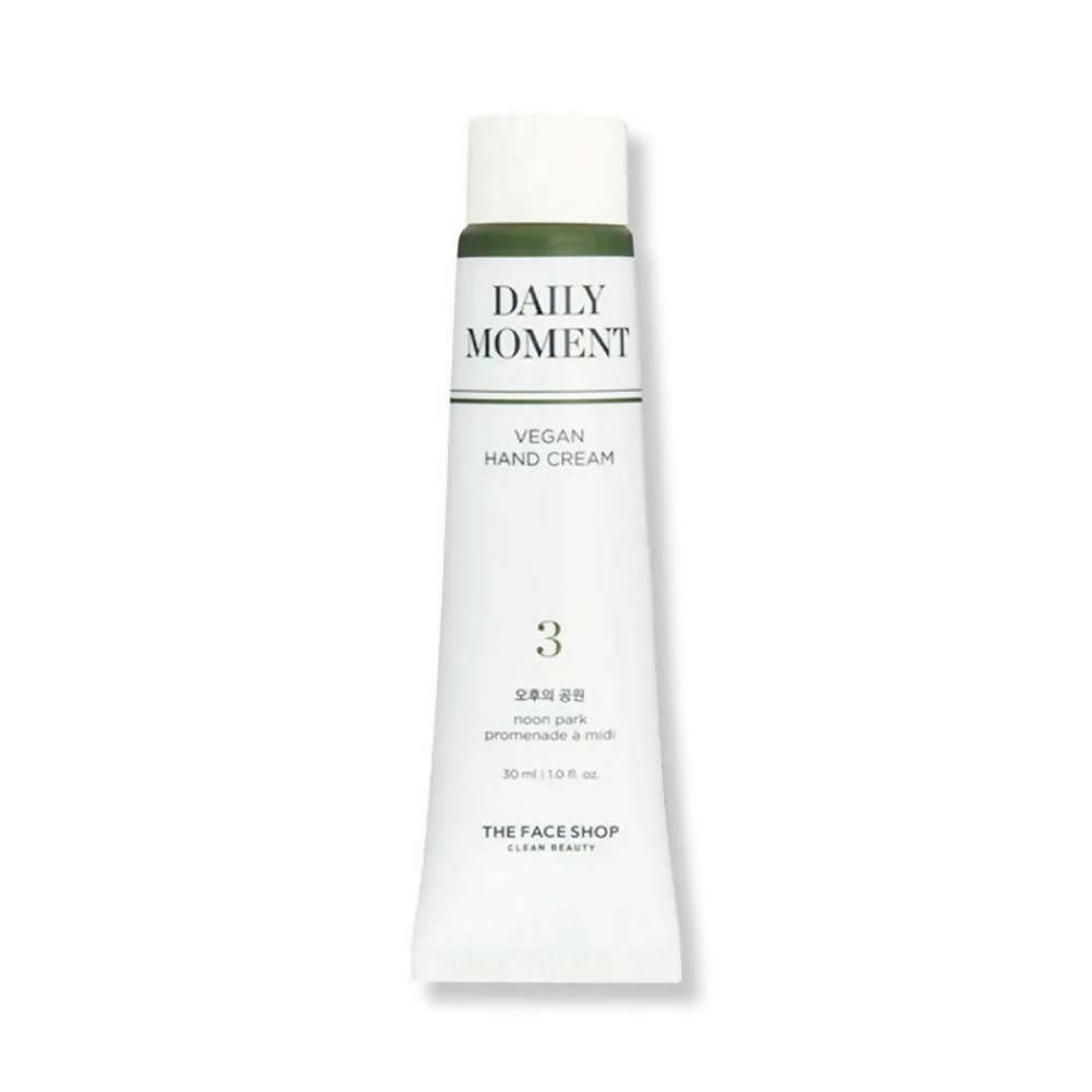 The Face Shop Non-Greasy Vegan Hand Cream - Noon Park With Hyaluronic Acid - Distacart