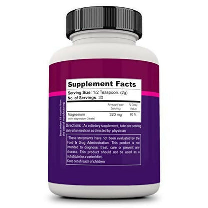 Zenith Nutrition Magnesium Citrate Powder - Distacart