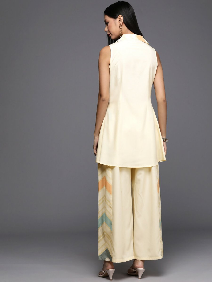 Ahalyaa Women's Traditional Wear Co-ods - Off-white - Distacart