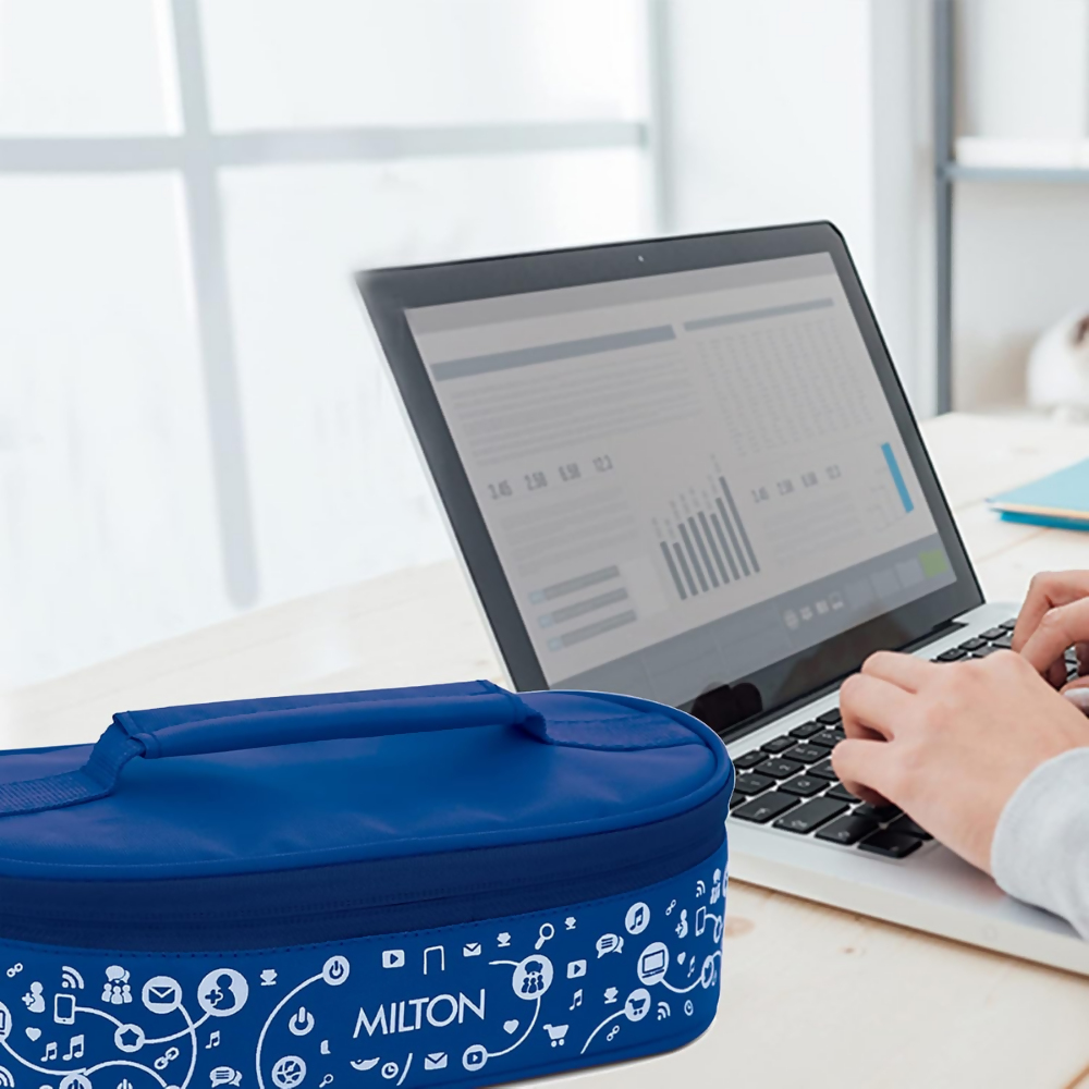 Milton Lifestyle Lunch Box with Insulated Bag - Blue - Dista