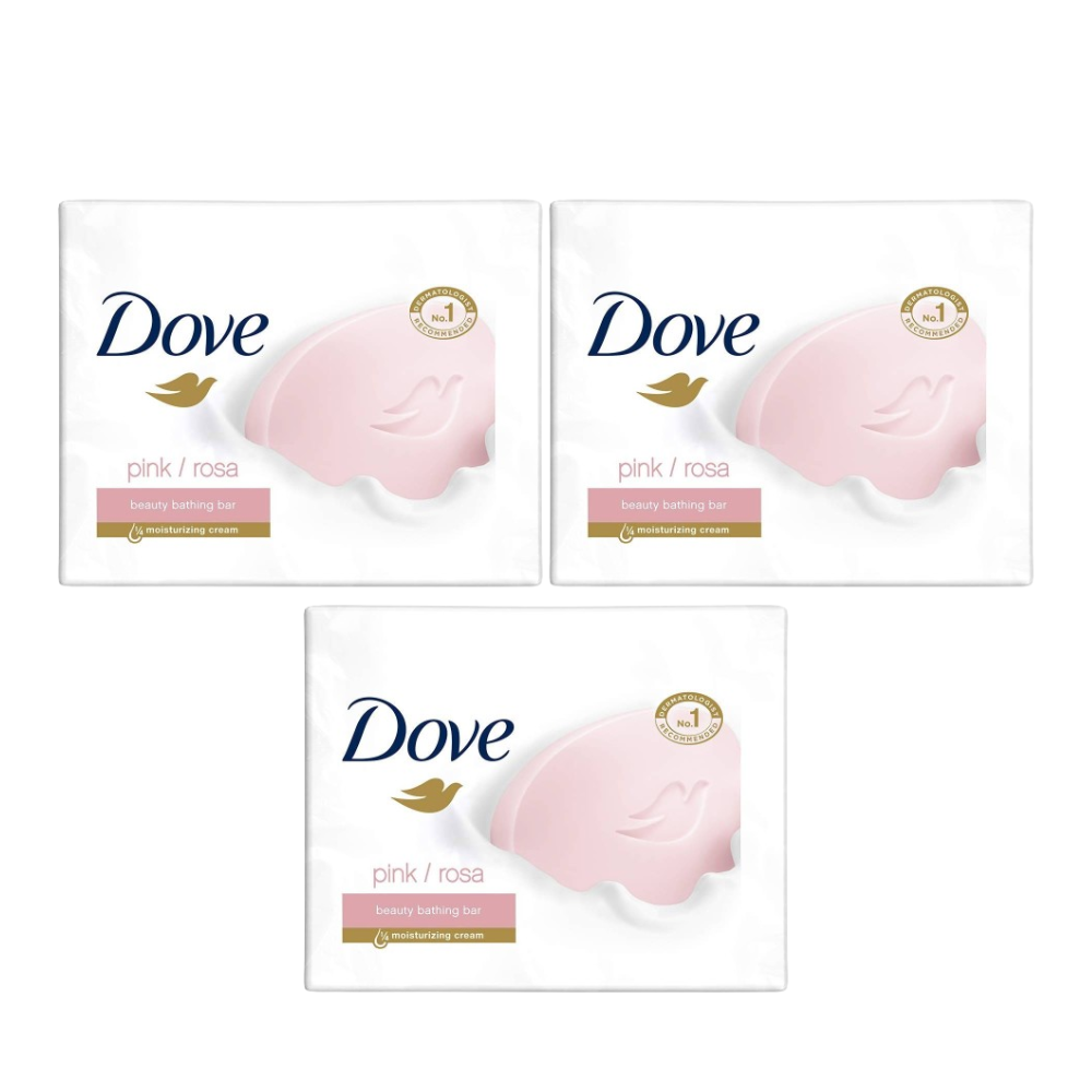 Dove Pink Rosa Beauty Bathing Bar - Distacart