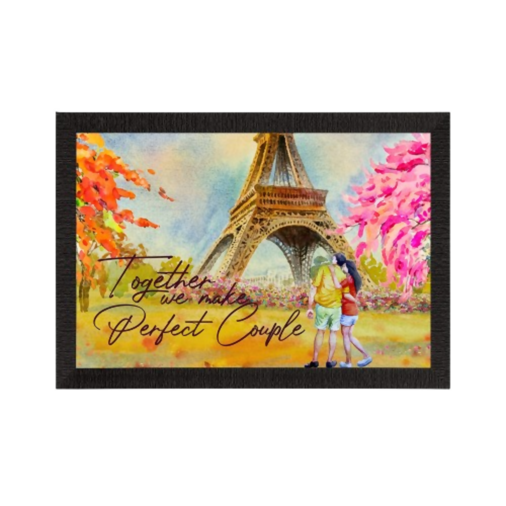 eCraftIndia Together Perfect Couple Love Theme UV Art Painting - Dista