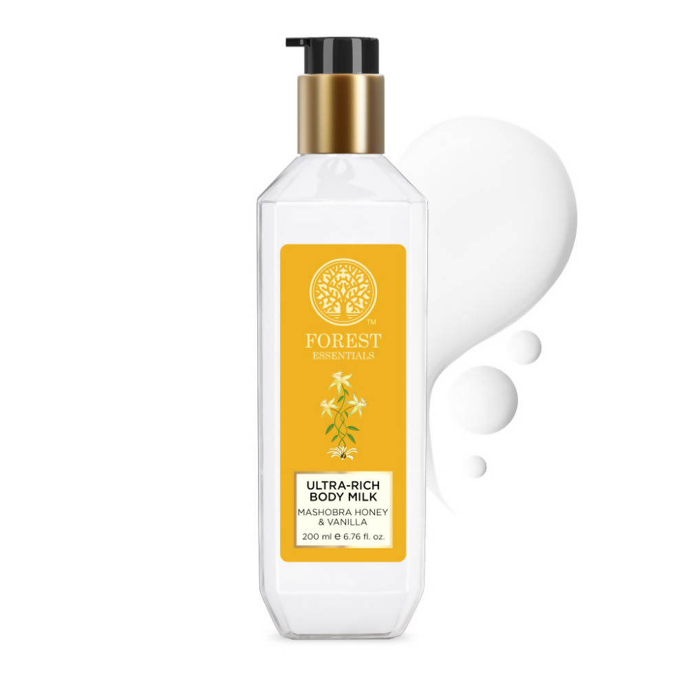 Forest Essentials Ultra Rich Body Milk Mashobra Honey & Vanilla Body Lotion - Distacart