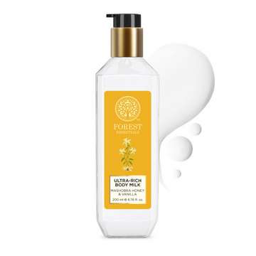 Forest Essentials Ultra Rich Body Milk Mashobra Honey & Vanilla Body Lotion - Distacart