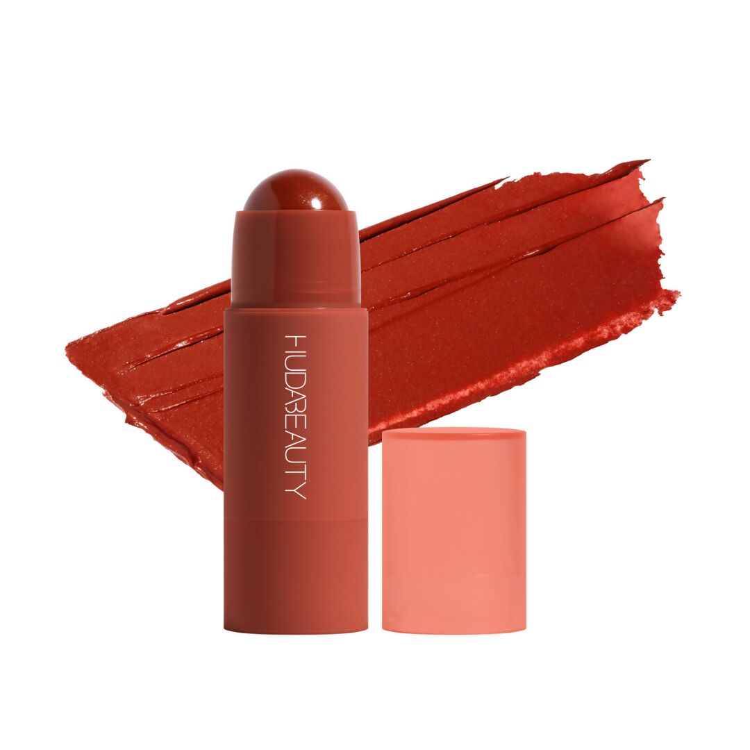 Huda Beauty Cheeky Tint Blush Stick - Rebel Red - Distacart