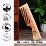 Thumbnail for Little Extra Wooden Neem Comb For Hair Growth - Distacart
