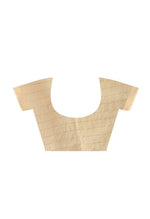 Thumbnail for Mominos Fashion Moeza Golden Bhagalpuri Handloom Silk Raj Shree Saree with unstitched Blouse piece - Distacart