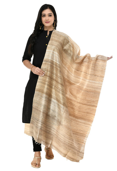 Mominos Fashion Moeza Pure Ghichcha Silk Tussar Dupatta - Distacart