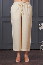 Thumbnail for BulBul Hazel Blue Embellished Solid Cotton Kurta Set