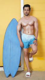 Thumbnail for Noroke Sustainable fabric | Poly elastane Ombre Men Swim Shorts - Distacart