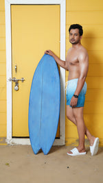 Thumbnail for Noroke Sustainable fabric | Poly elastane Ombre Men Swim Shorts - Distacart