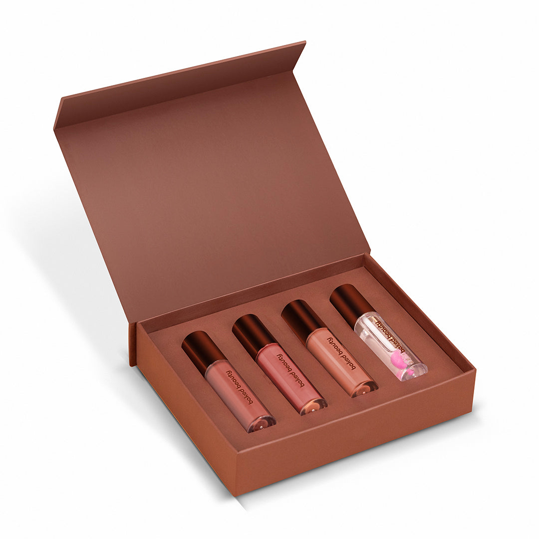 Baked Beauty With All My Heart Liquid Lipstick Gift Set For Women (4mlx4) - Distacart