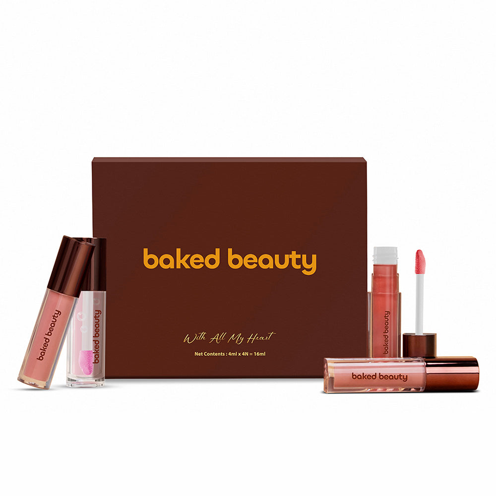 Baked Beauty Baked Beauty Four Ever Yours Liquid Lipstick Giftset For Women (4mlx4) - Distacart