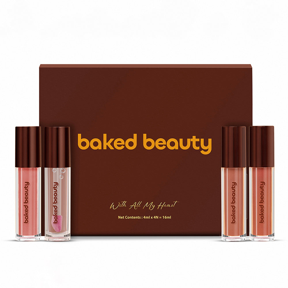 Baked Beauty Baked Beauty Four Ever Yours Liquid Lipstick Giftset For Women (4mlx4) - Distacart