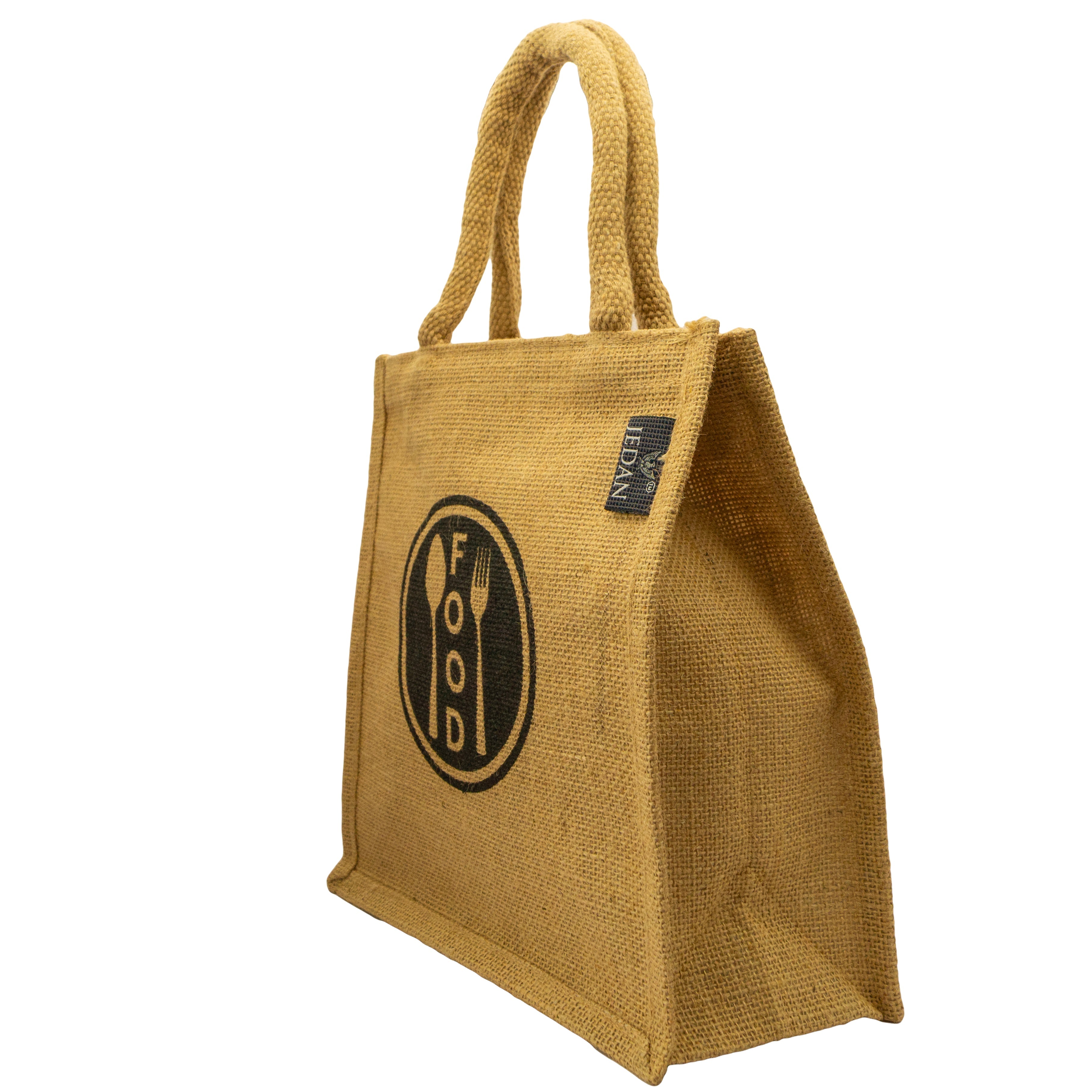 MiDazzle Jute Lunch Bag  (With Zipper) JdJLB1402 - Distacart