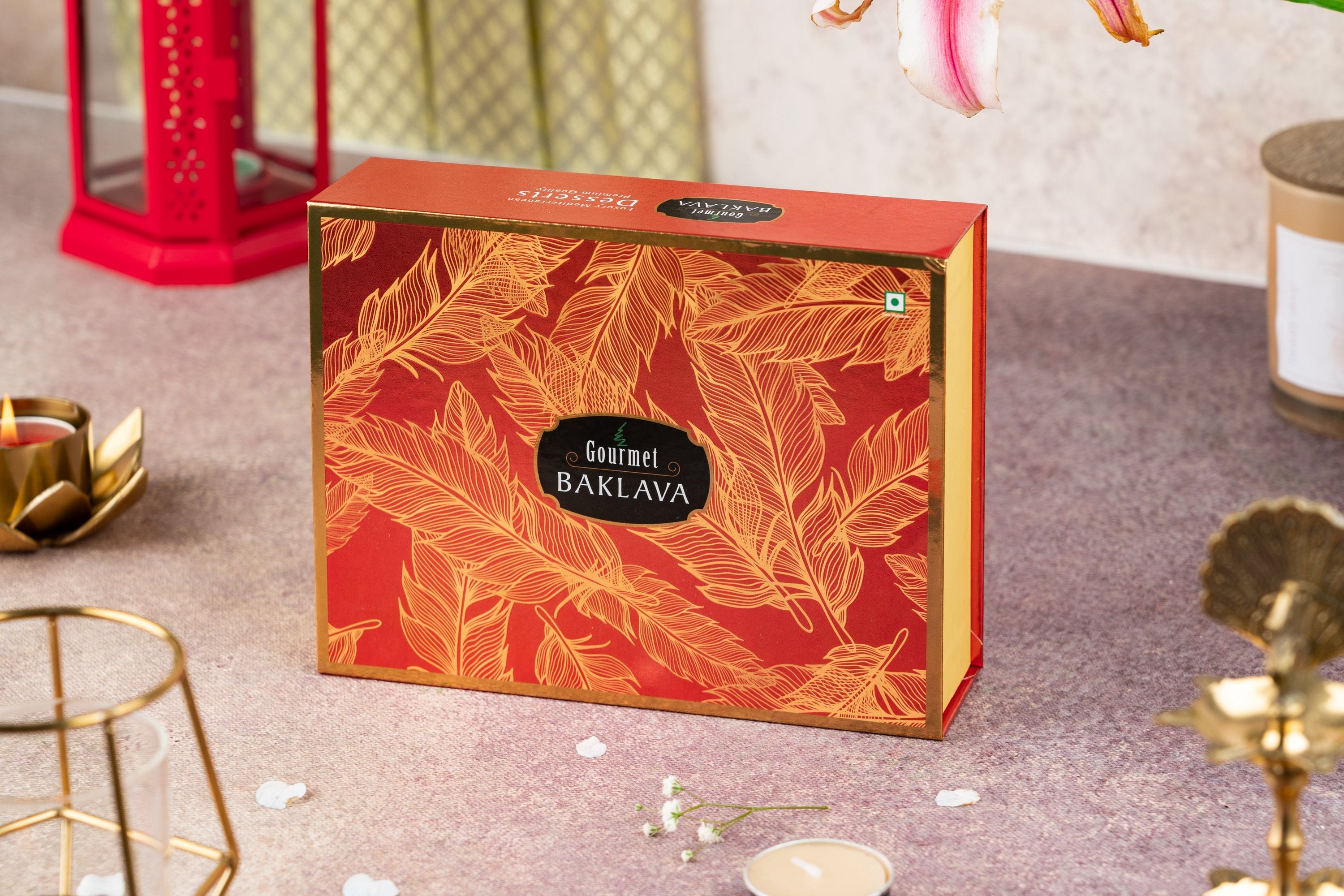 Gourmet Baklava Decadent Chocolate Pista Belloria