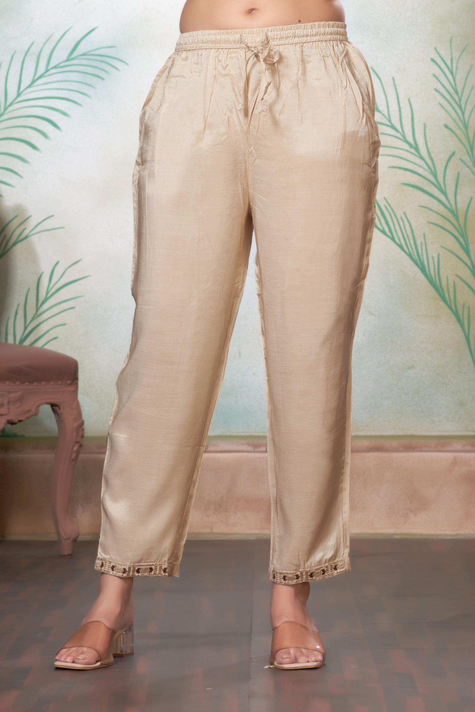 BulBul Ashima Beige Cotton Kurta Set With Dupatta