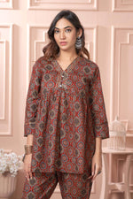Thumbnail for BulBul Women Divya Gamthi Print Co-Ord Set