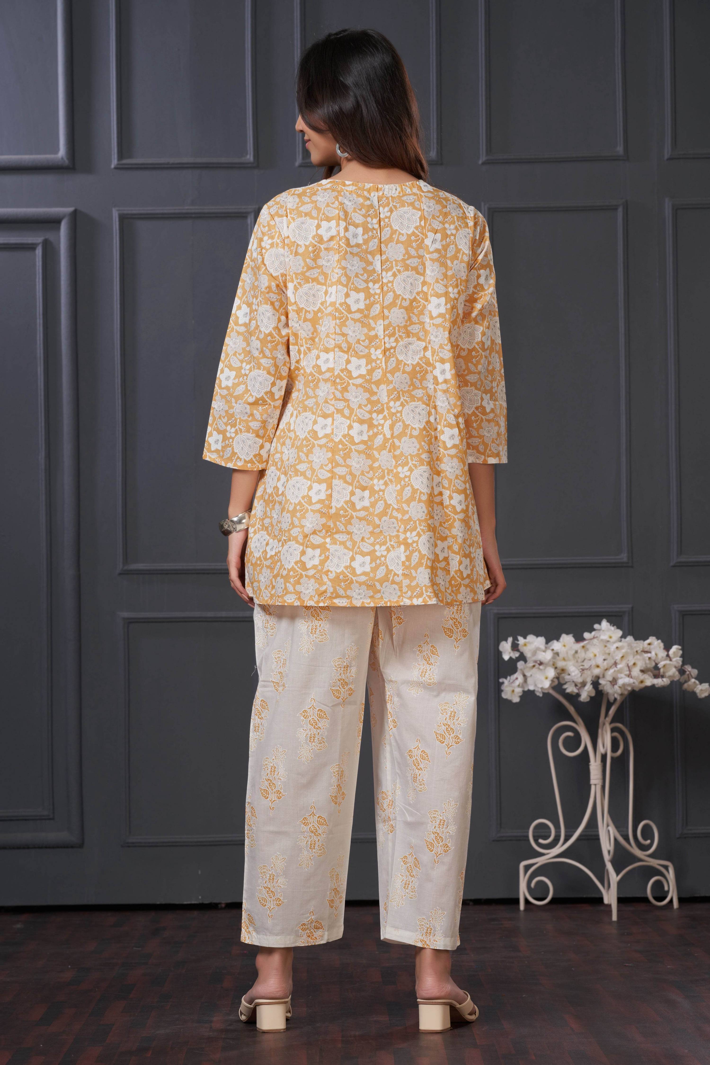 BulBul Women Chaya Off White Co-Ord Set