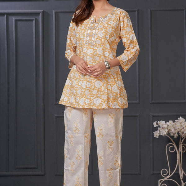 BulBul Women Chaya Off White Co-Ord Set