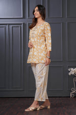 Thumbnail for BulBul Women Chaya Off White Co-Ord Set