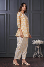 Thumbnail for BulBul Women Chaya Off White Co-Ord Set