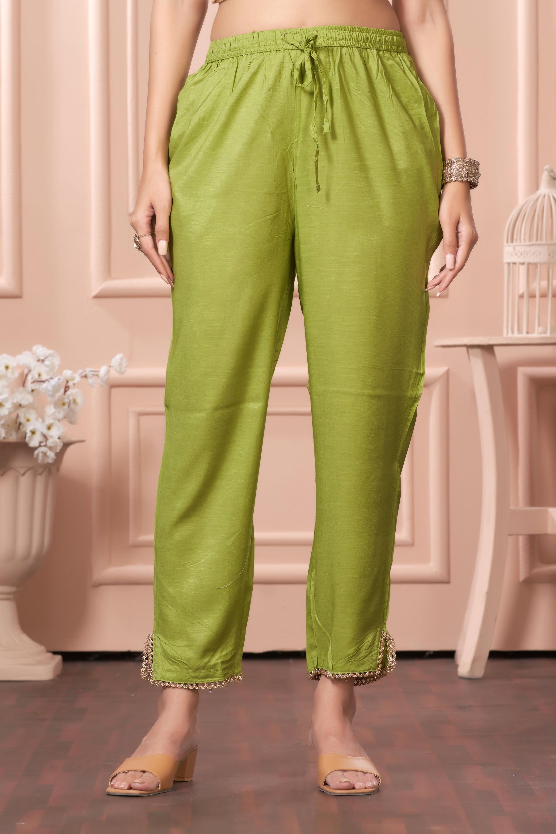 BulBul Adab Muslin Green Kurta Set with Dupatta
