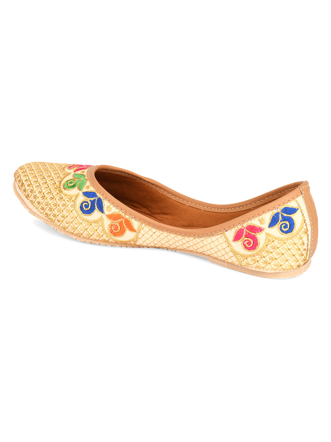 Desi Colour Women Indian Ethnic Footwear-Office Wear Ultra Comfortable Mojari - Distacart