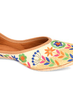 Thumbnail for Desi Colour Women Indian Ethnic Footwear-Forest Beauty - Distacart