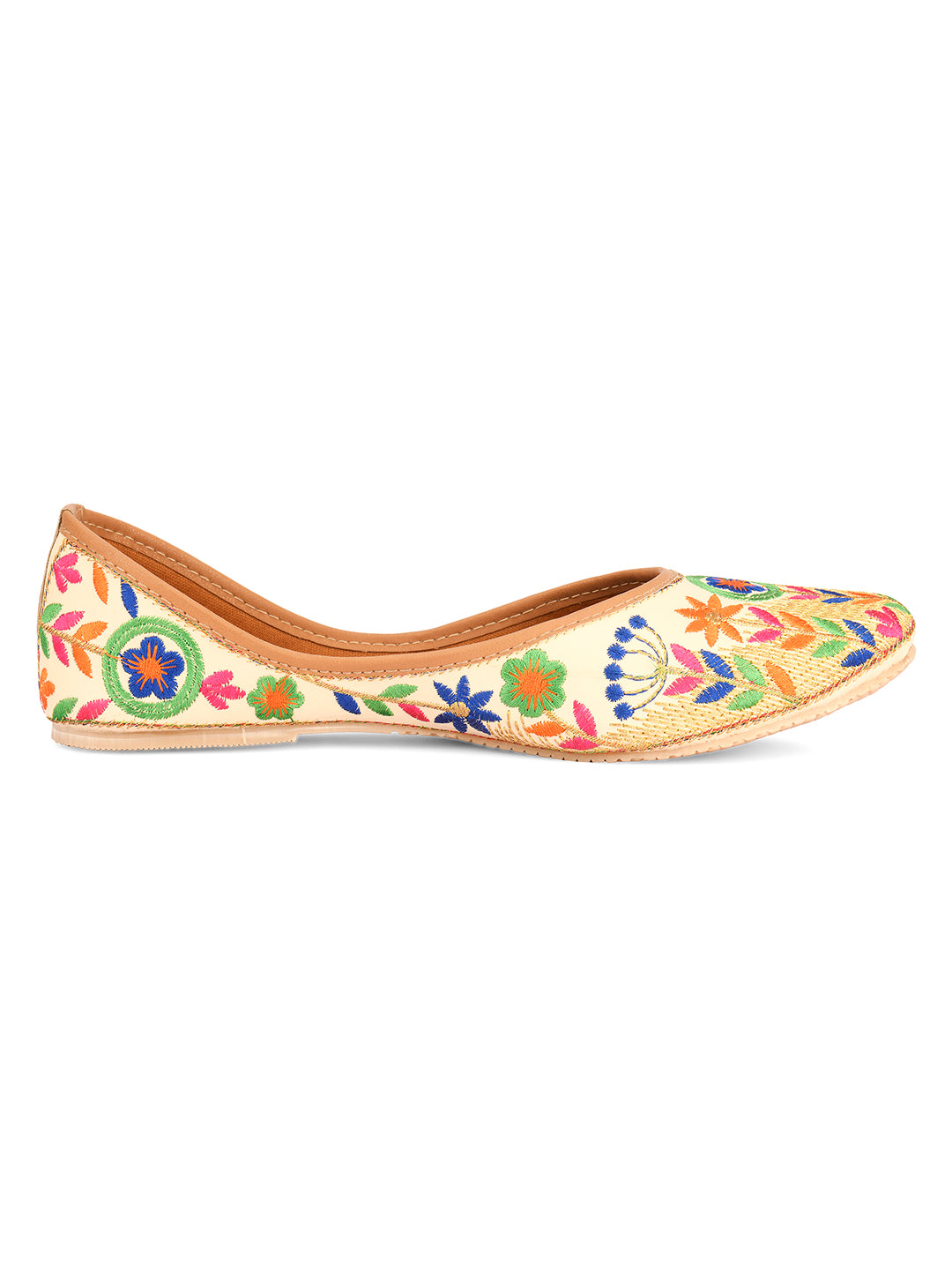 Desi Colour Women Indian Ethnic Footwear-Forest Beauty - Distacart
