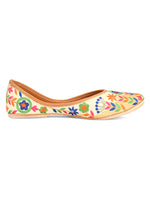 Thumbnail for Desi Colour Women Indian Ethnic Footwear-Forest Beauty - Distacart