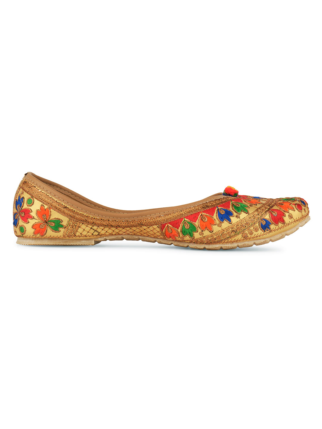 Desi Colour Women Indian Ethnic Footwear-Colour Wave - Distacart