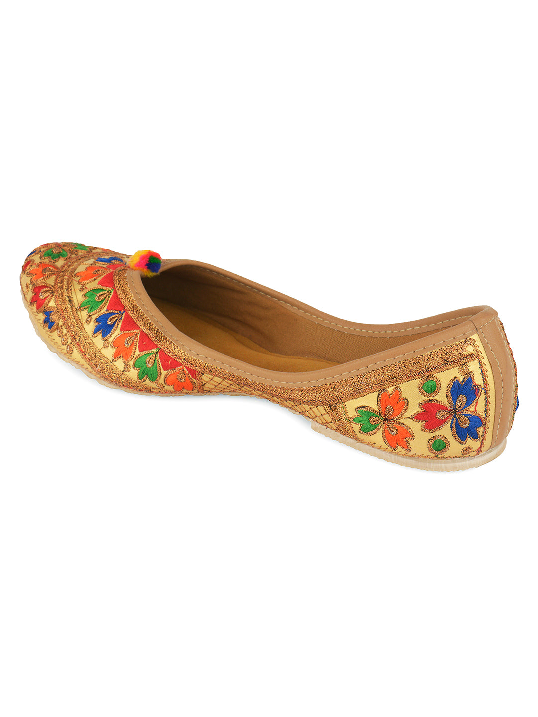 Desi Colour Women Indian Ethnic Footwear-Colour Wave - Distacart