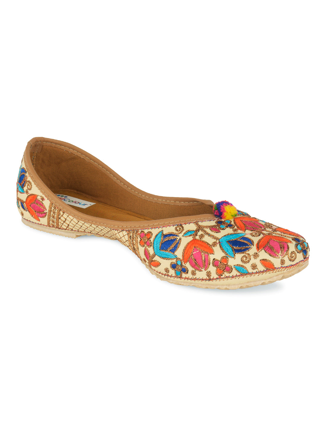 Desi Colour Women Indian Ethnic Footwear-Multi Atistica - Distacart
