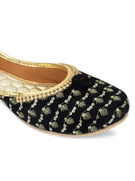 Thumbnail for Desi Colour Women Indian Ethnic Footwear-Black Star - Distacart