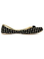 Thumbnail for Desi Colour Women Indian Ethnic Footwear-Black Star - Distacart